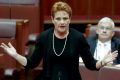 Pauline Hanson showed her enthusiasm for Russian leader Vladimir Putin and her disdain for Muslims and the "no jab, no ...