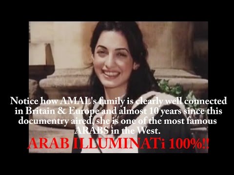 AMAL CLOONEY: TRANS-GENDER HOAX "Pregnancy"/ARAB ILLUMINATi EXPOSED!!!