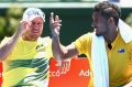 Lleyton Hewitt and Nick Kyrgios 