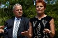 Pauline Hanson and WA One Nation leader Colin Tincknell.