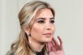 Ivanka Trump arrives for news conference with President Donald Trump and German Chancellor Angela Merkel in the East ...