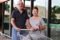 Geoffrey and Agnes Lawler, on holiday in Airlie Beach from Wollongong in New South Wales, were "scared stiff" ahead of ...