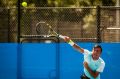 Canberra teenager Dimitri Morogiannis progressed on day one of the ACT Claycourt International qualifiers.