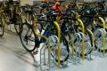 Bike racks are now an integral part of an office tower's end-of- trip facilities