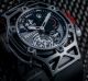 Hublot's Techframe Ferrari Tourbillon Chronograph in titanium.