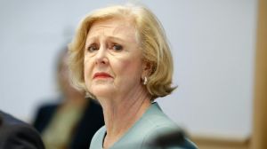 Human Rights Commission president Gillian Triggs at an inquiry on Friday.