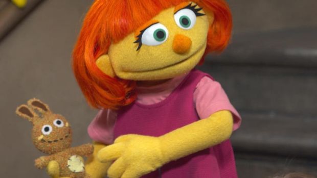 Sesame Street's newest resident, Julia.