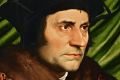 Hans Holbein the Younger's oil painting of Sir Thomas More, 1527.