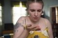 Lena Dunham as Hannah Horvath in Girls.