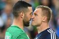 Available again: City goalkeeper Dean Bouzanis returns from suspension for sledging Victory's Besart Berisha,