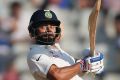 Awkward patch: Indian captain Virat Kohli has made just 46 runs in five innings.