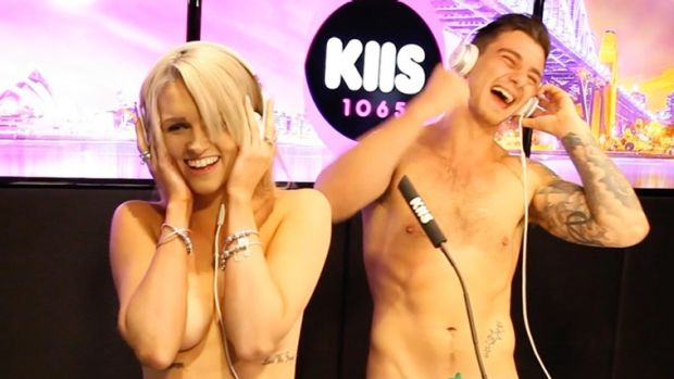 KIIS 1065's naked dating segment.