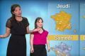 Mélanie Ségard fulfilled her dream of reading the weather report.