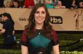 Mayim Bialik arrives at the 23rd annual Screen Actors Guild Awards at the Shrine Auditorium & Expo Hall on Sunday, ...