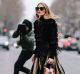 Olivia Palermo outside the Elie Saab show, during Paris Fashion Week Haute Couture Spring Summer 2017.