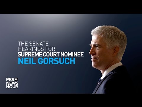 WATCH LIVE: Senate confirmation hearings for Judge Neil Gorsuch - Day 2