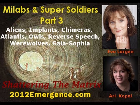 Werewolves, Aliens, Super Soldiers, Implants, Chimeras, Atlantis, Milabs - Eve Lorgen