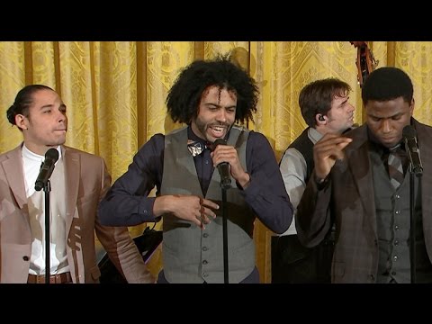 Hamilton cast performs "Alexander Hamilton" at White House