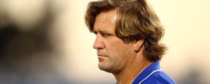 Under fire: Bulldogs coach Des Hasler. 