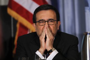 Ildefonso Guajardo Villarreal, Mexico’s Secretary of the Economy, listens to a question at the Economic Club of Detroit, Friday, March 3, 2017, in Detroit.