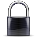 Black padlock