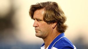 Under fire: Bulldogs coach Des Hasler. 