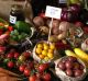 Charnwood community garden harvest.