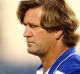 Under fire: Bulldogs coach Des Hasler. 