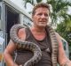 Shane Borgas is just one of a handful of residents who have refused to be evacuated from the idyllic but vulnerable ...