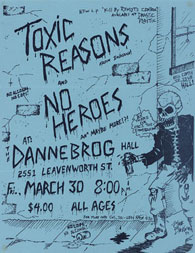 No Heroes flyer