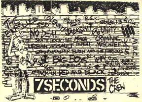 7 Seconds sticker, 1984