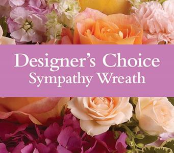 Designer's Choice Sympathy Wreath for flower delivery australia wide