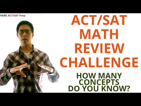 ACT Math Prep Strategies, Tips, and Tricks - 15 Major Concepts to Know