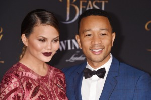 Chrissy Tiegen and John Legend. 