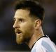 Lionel Messi, right, arguing with assistant referee Emerson Augusto de Carvalho during a 2018 Russia World Cup ...