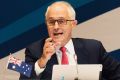 Australian Prime Minister Malcolm Turnbull with Chinese Premier Li Keqiang in Sydney. 