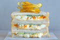 Old-school: The 'Tokyo 7/11' comes with egg and Kewpie mayo between slices of white loaf. 