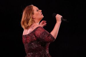Adele performs at Etihad Stadium on March 18 in Melbourne.