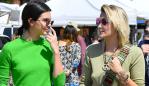 EXCLUSIVE: *PREMIUM EXCLUSIVE RATES APPLY* Paris Jackson and Kendall Jenner spend time together at a local flea market where Paris checks out a Michael Jackson Colored Vinyl