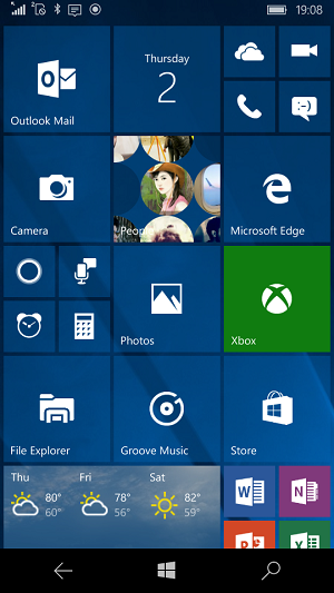 Windows 10 Mobile homescreen.png