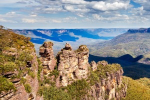 The Blue Mountains and the Three Sisters.