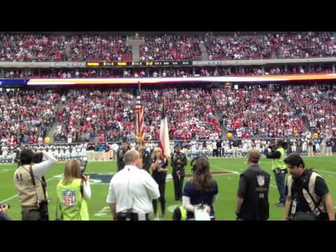 Houston Texans National Anthem Dec 18 2011 by Mary Sarah