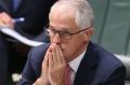 Prime Minister Malcolm Turnbull during question time at Parliament House in Canberra on Wednesday 22 March 2017. Photo: ...