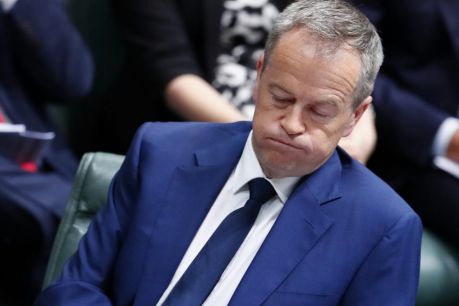 Opposition Leader Bill Shorten during Question Time at Parliament House in Canberra on Monday 20 March 2017. fedpol ...