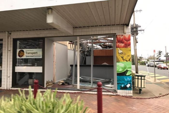 Damaged office in Proserpine