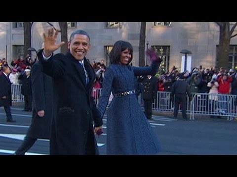 Inauguration Day 2013: President Obama, First Lady Walk Parade Route