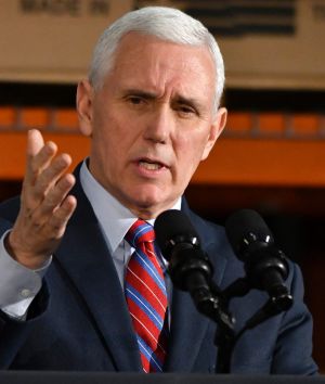 Mike Pence's visit comes amid renewed tensions across the Asia-Pacific region.