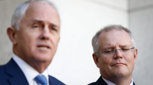 In limbo: Prime Minister Malcolm Turnbull and Treasurer Scott Morrison. 