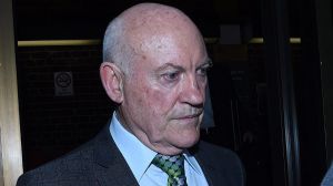 Former NSW Mining Minister Ian Macdonald found guilty of misconduct in public office leaves court, Sydney. 30th March, ...