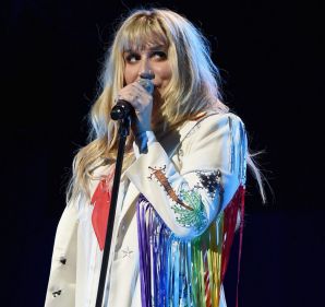 Singer Kesha performs onstage during Global Citizen.